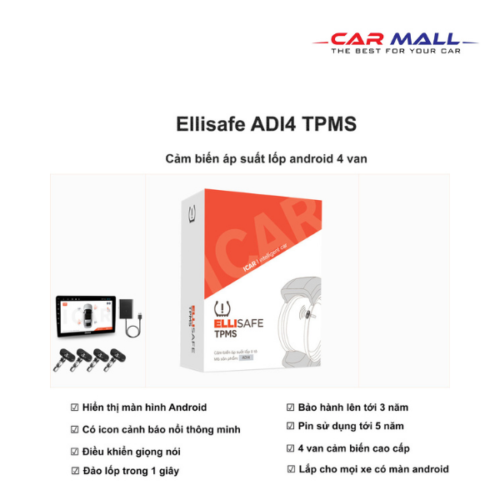 Cảm biến áp suất lốp Ellisafe ADI4
