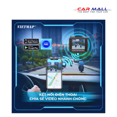 Camera Hành Trình Vietmap Speedmap M1 full trước & sau