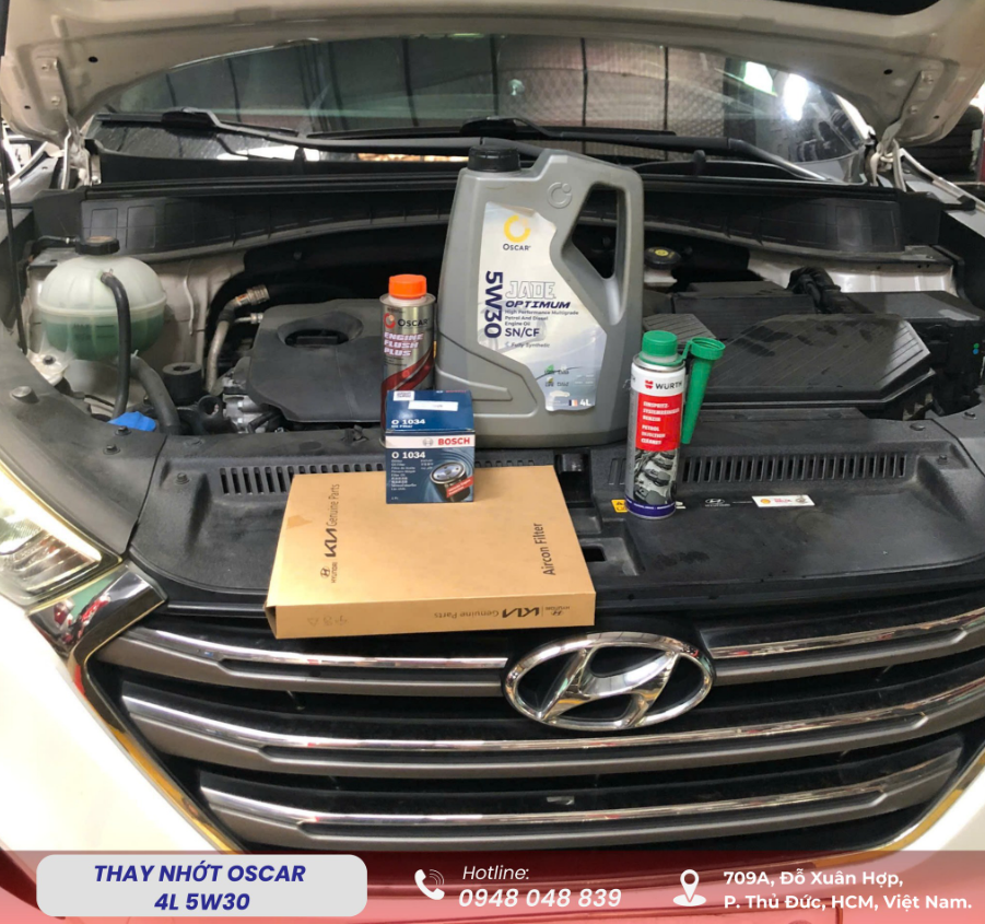 Thay nhớt động cơ combo bảo dưỡng toàn diện