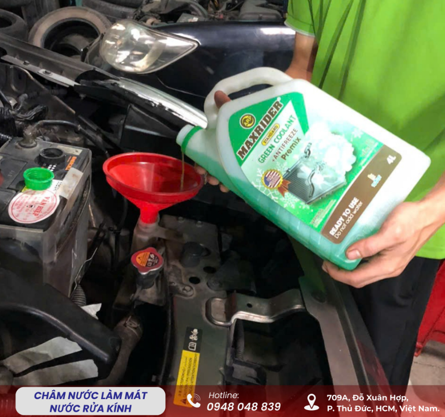 Thay nước làm mát combo bảo dưỡng toàn diện